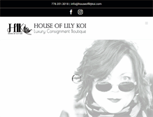 Tablet Screenshot of houseoflilykoi.com